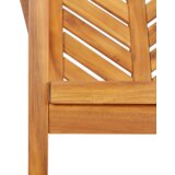  Vrtni set za objed 6 pcs Smeđa Srednja Masivno drvo | shoptok.hr