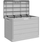 vidaXL Zunanja škatla za blazine siva 77,5x44,5x53 cm PP | Shoptok.si