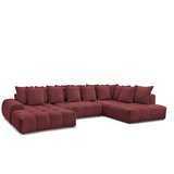 Bobochic Paris Bordo sklopiva/s prostorom za odlaganje kutna garnitura od šenila (s desnim kutom/u obliku slova "U") Everest – | shoptok.hr