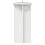  Stalak za biljke 2 pcs Bijela visokog sjaja 29 5 x 29 5 x 60 cm | shoptok.hr