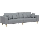 SOFA s jastukom Svijetlo siva 250 x 77 x 76 cm tkanina | shoptok.hr