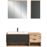 MID.YOU Kopalnica Grado, Barva Hrasta, Siva, 4-Delno | Shoptok.si