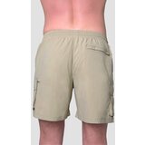 GymBeam Men‘s Swim Cargo Shorts Olive