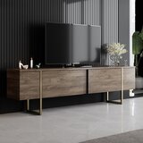 Kalune Design Luxe - Walnut, Gold WalnutGold TV Stand | ePonuda.com