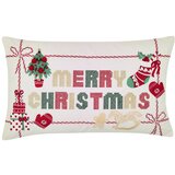 Catherine Lansfield Pamučan ukrasni jastuk s božićnim motivom 30x50 cm Merry Christmas Cross Stitch – Cijene