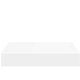  Plutajuća zidna polica bijela 23 x 23,5 x 3,8 cm MDF | Eponuda.com