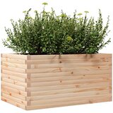  Vrtno cvetlično korito 90x60x45,5 cm trdna borovina | Shoptok.si