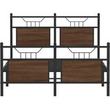  Okvir kreveta bez madraca smeđa boja hrasta 120 x 190 cm drveni | shoptok.hr
