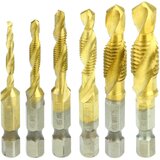  MAR-POL 3v1 set 6 delni HEX svedrov M3-M10 za izdelavo navojev M22332 | Shoptok.si