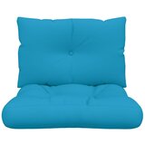  Jastuci za palete 2 kom plavi od tkanine Plava | Shoptok.si