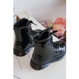 Boto Children's Boots Laquered With Zipper Black Tibbie | ePonuda.com