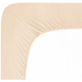Andrea Simone Bež plahta s gumom od jerseya 140x200 cm Boxspring – | shoptok.hr