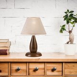  Stona lampa PERA 1xE27/60W/230V tamno braon/bukva | Eponuda.com