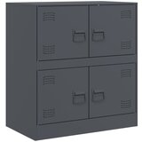  The Living Store Komoda antracitna 67x39x73 cm jeklo - Komoda, (21495627) | Shoptok.si