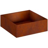  Vrtna saksija Rđa 40 x 40 x 20 cm Otporni čelik | shoptok.hr