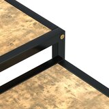 vidaXL Stolići za čaj 2 kom MDF crno-žuti | shoptok.hr