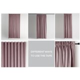 Restilo Svjetlo smeđa zavjesa za djelomično zamračenje od samta 140x270 cm Pleat – | shoptok.hr