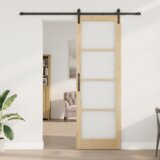 vidaXL Drsna vrata s kompletom strojne opreme 'ORKDAL'78x232 cm | Shoptok.si