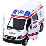  Metalno vozilo hitne pomoći za igru 1:32 - bijeli | Shoptok.si