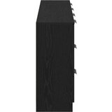  Kreveta Crni hrast 120 x 30 x 70 cm Konstruirano drvo | shoptok.hr