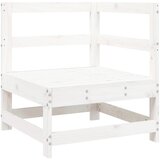  Kutna sofa od masivne borovine s jastucima bijela | shoptok.hr