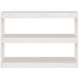Ormarić za knjige / pregrada bijeli 100x30x71,5 cm od borovine | Eponuda.com
