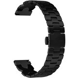 INF 22 mm pašček iz nerjavečega jekla z zaponko metuljček za Samsung Galaxy Watch, serija Huawei Black, (22075703) | Shoptok.si