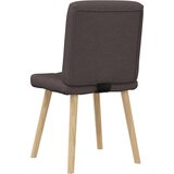 vidaXL Jedilni stoli 2 kosa temno rjavo blago | Shoptok.si