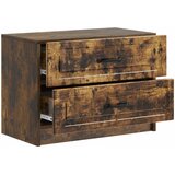 Noćni ormar s ladicama Dimljeni hrast 62 x 34,5 x 44,5 cm | Eponuda.ba