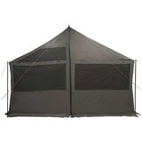  Obiteljski šator s krovom Smeđa siva 450 x 400 x 265 cm | Eponuda.com