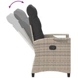  Ležaljke u vrtu 56 x 60 x 112 cm čelik - Svjetlosiva i tamnosiva | shoptok.hr