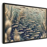  Slika - Oceanic nature 120x80 U crnom drvenom okviru | shoptok.hr