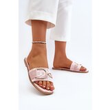 Boto Shiny Women's Slippers With Decoration Pink Taleci | Shoptok.si