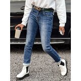 DStreet Spodnie damskie JELVANI jeansowe niebieskie | ePonuda.com