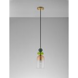 Nova Luce Steklena viseča svetilka v zlati barvi ø 11 cm Murano – | Shoptok.si