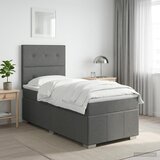  Boxspring krevet s madracem Tamnosiva Jjedan Tkanina | shoptok.hr