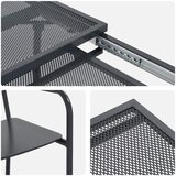  Vrtni set za objed 7 pcs Antracit Čelik | shoptok.hr