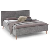 Meise Möbel Siva oblazinjena zakonska postelja s prostorom za shranjevanje z letvenim dnom 160x200 cm Riva – | Shoptok.si