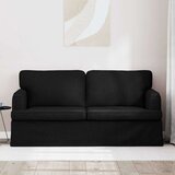SOFA Kavč Črna Splošne dimenzije: 162 x 80 x 85 cm (Š x G x V) Žamet, (5000144992) | Shoptok.si
