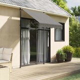 Tenda na uvlačenje antracit 150 x 150 cm od tkanine i čelika | shoptok.hr