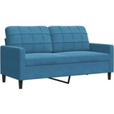 vidaXL 4-dijelni set sofa s jastucima plavi baršunasti | shoptok.hr