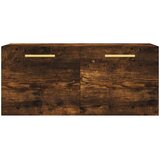  Zidni ormarić boja hrasta 80x36,5x35 cm konstruirano drvo Slike