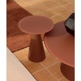 Kave Home Okrogla stranska mizica s stekleno mizno ploščo ø 30 cm Wilshire – | Shoptok.si