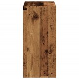  Regal za knjige boja starog drva 68,5x32x68,5 cm drveni | Shoptok.si