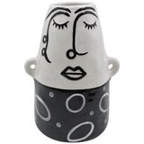 Mauro Ferretti crno-bijela porculanska vaza Thinking Face | shoptok.hr
