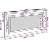 vidaXL Kletno okno "RISOR" 100x50 cm vrtljivo-nagibno DIN levo belo | Shoptok.si