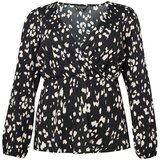 Dorothy Perkins Curve Bluza črna / bela | Shoptok.si
