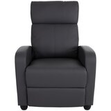 Lesnina-XXXL tv fotelj parka, siva, videz usnja, relax funkcija | Shoptok.si