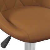  Barski stolci 2 kom smeđi baršunasti | shoptok.hr