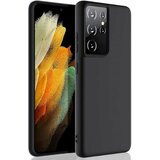 Onasi silikonski ovitek za samsung galaxy S22 ultra 5G - mat črn | Shoptok.si